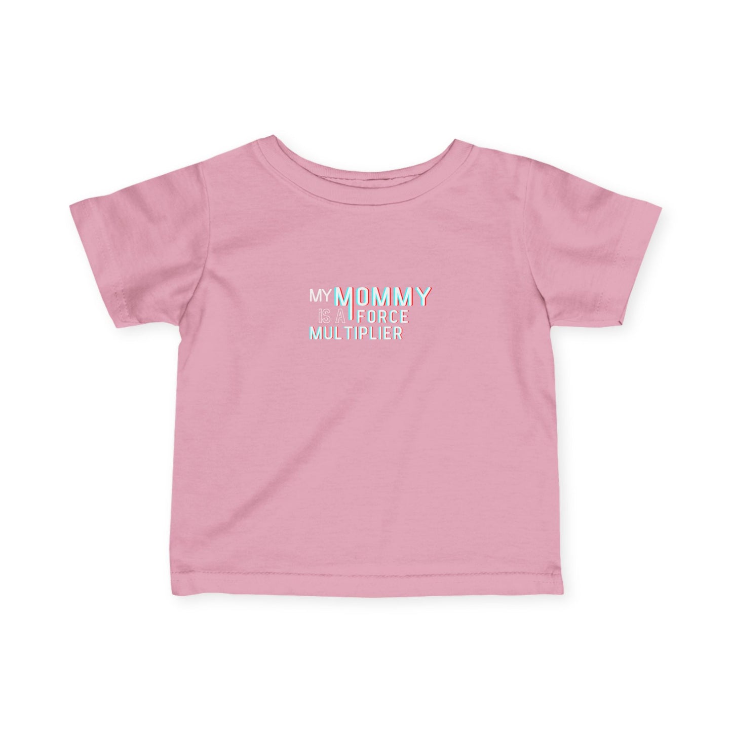 My Mommy is a Force Multiplier Playful Infant Tee | Cute Baby Shirt, Funny Toddler Outfit, Gift for New Moms, Baby Shower Present, Everyday Wear