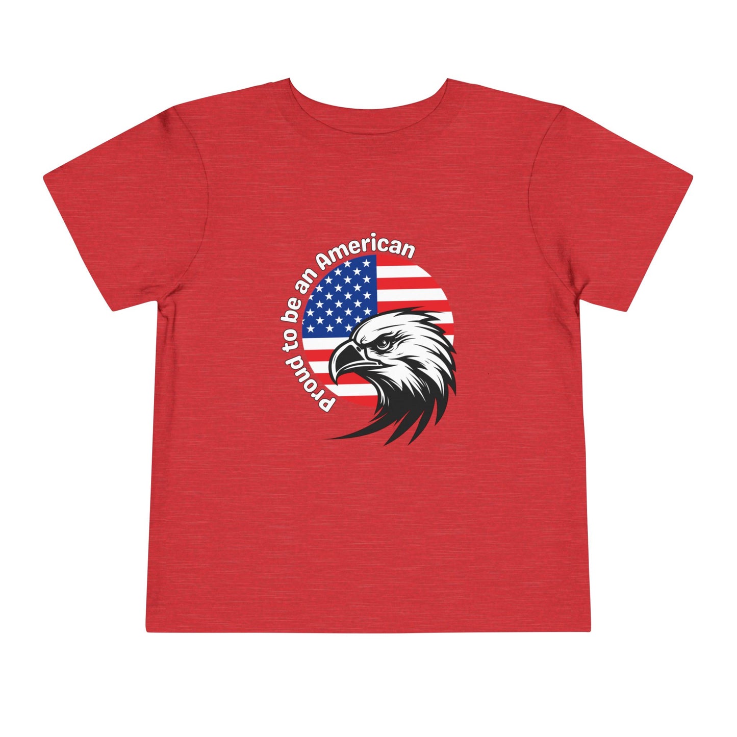 'Proud to be an American' Toddler Tee with Eagle Design