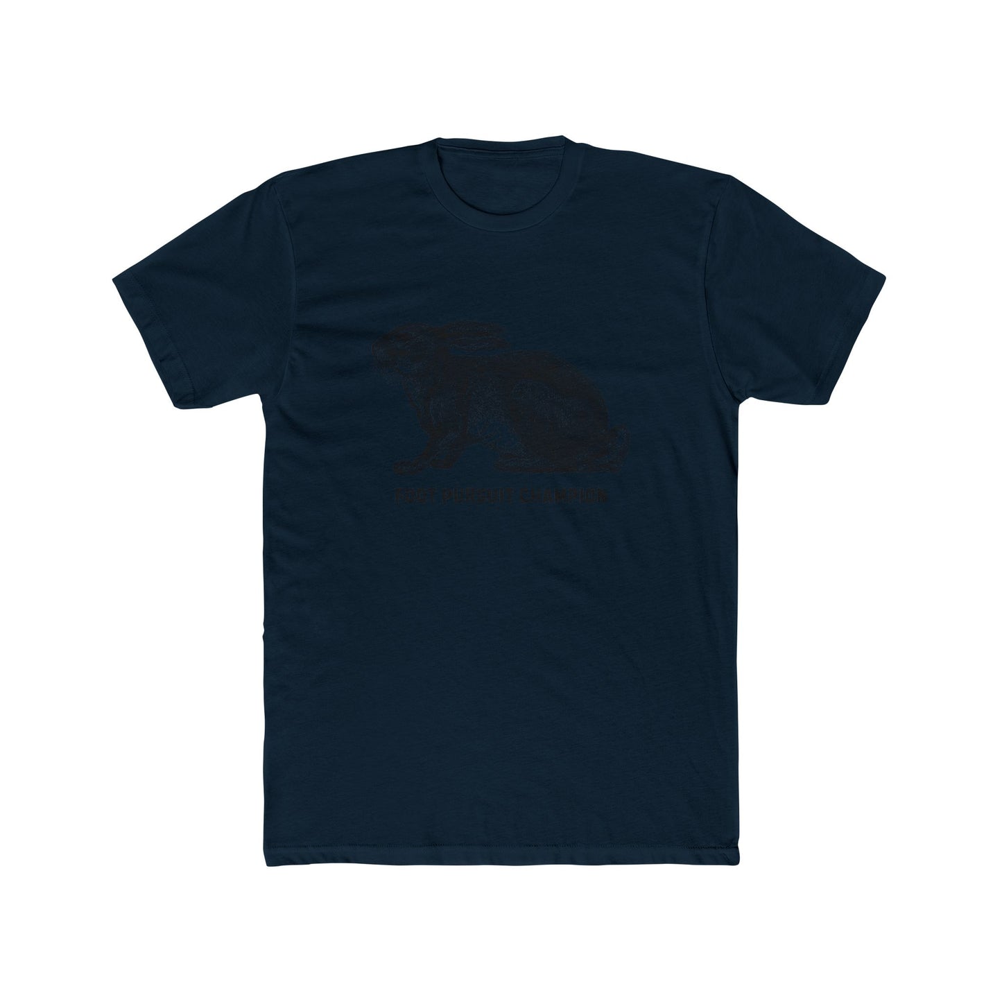 Unisex Cotton Crew Tee -Foot Pursuit Champion Design
