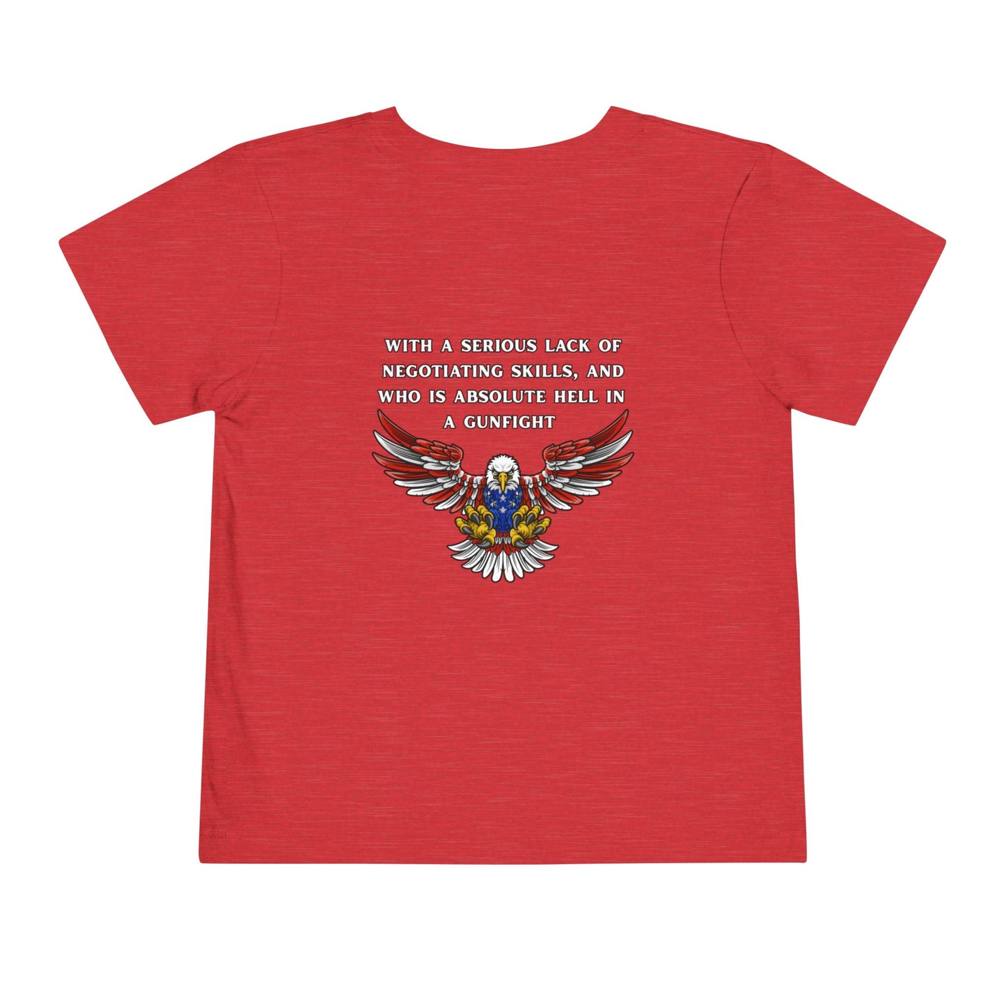 I Am Protected by a United States Soldier, Toddler Short Sleeve Tee - Military Pride, Cute Kid's Tee, Gift for Military Families, [...]