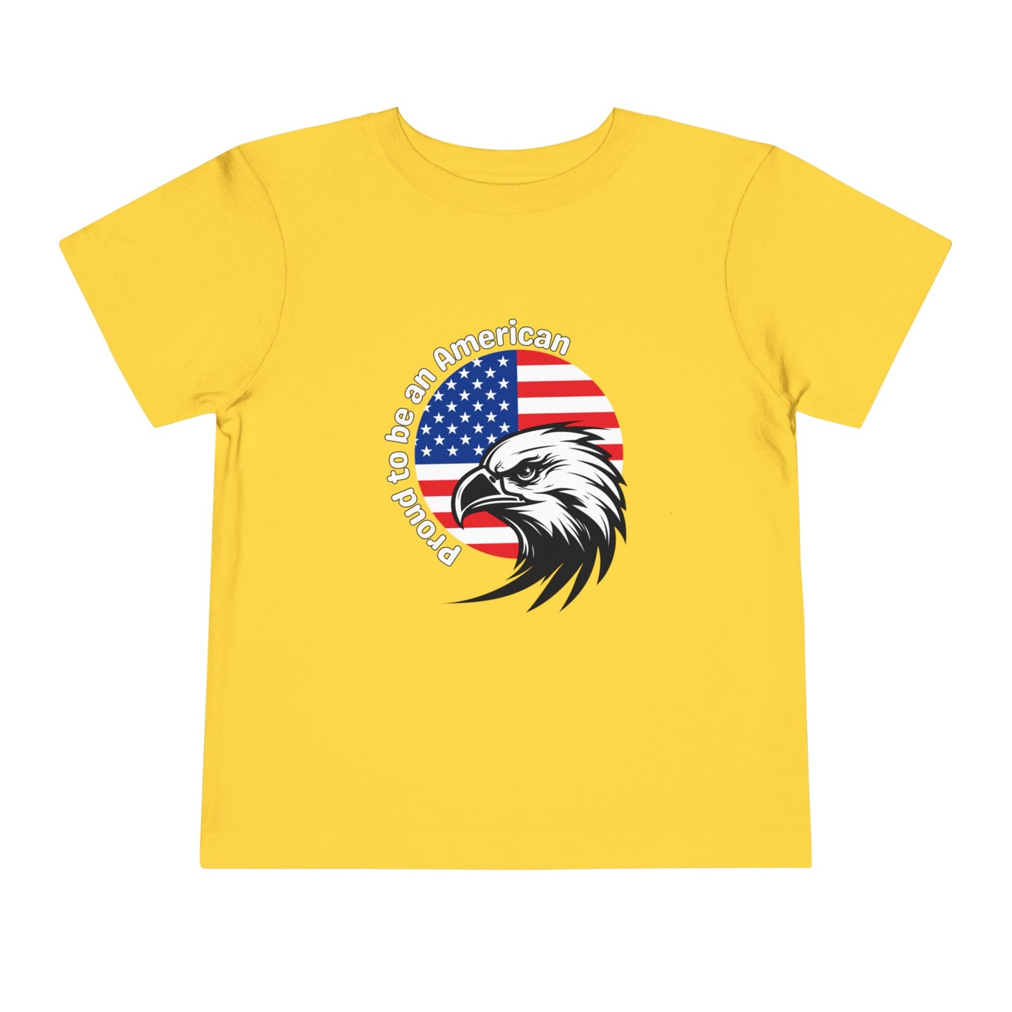 'Proud to be an American' Toddler Tee with Eagle Design