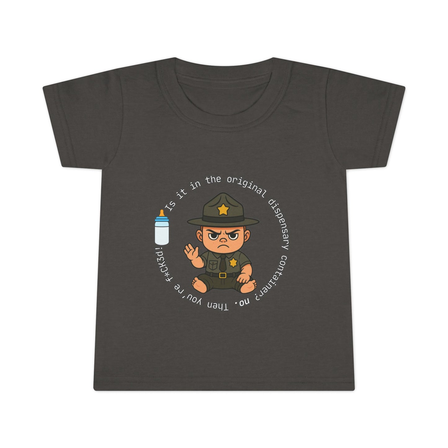 CT Trooper design - Funny Toddler T-shirt, Law Enforcement Humor