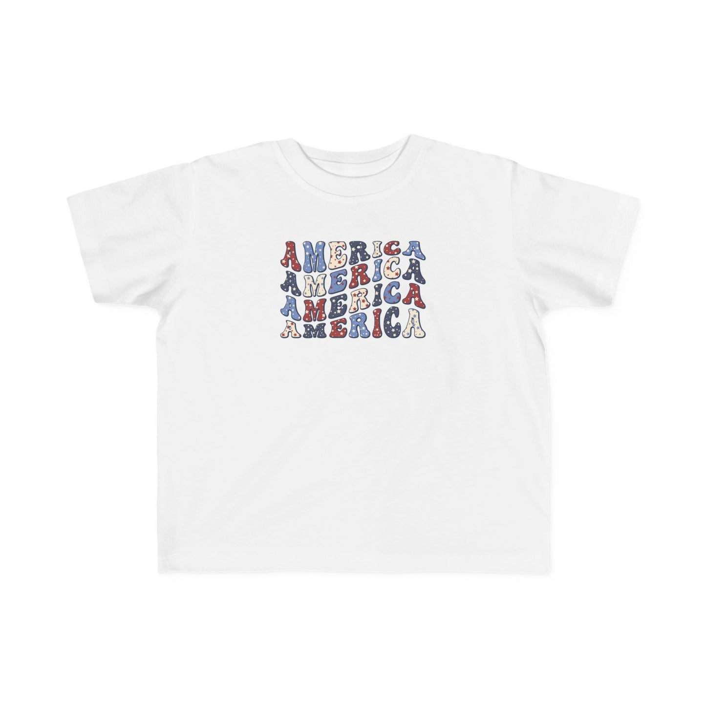 'America' Toddler Tee, Independence Day Shirt, Kids USA T-Shirt, Patriotic Baby Clothes, 4th of July Outfit, Toddler Gift