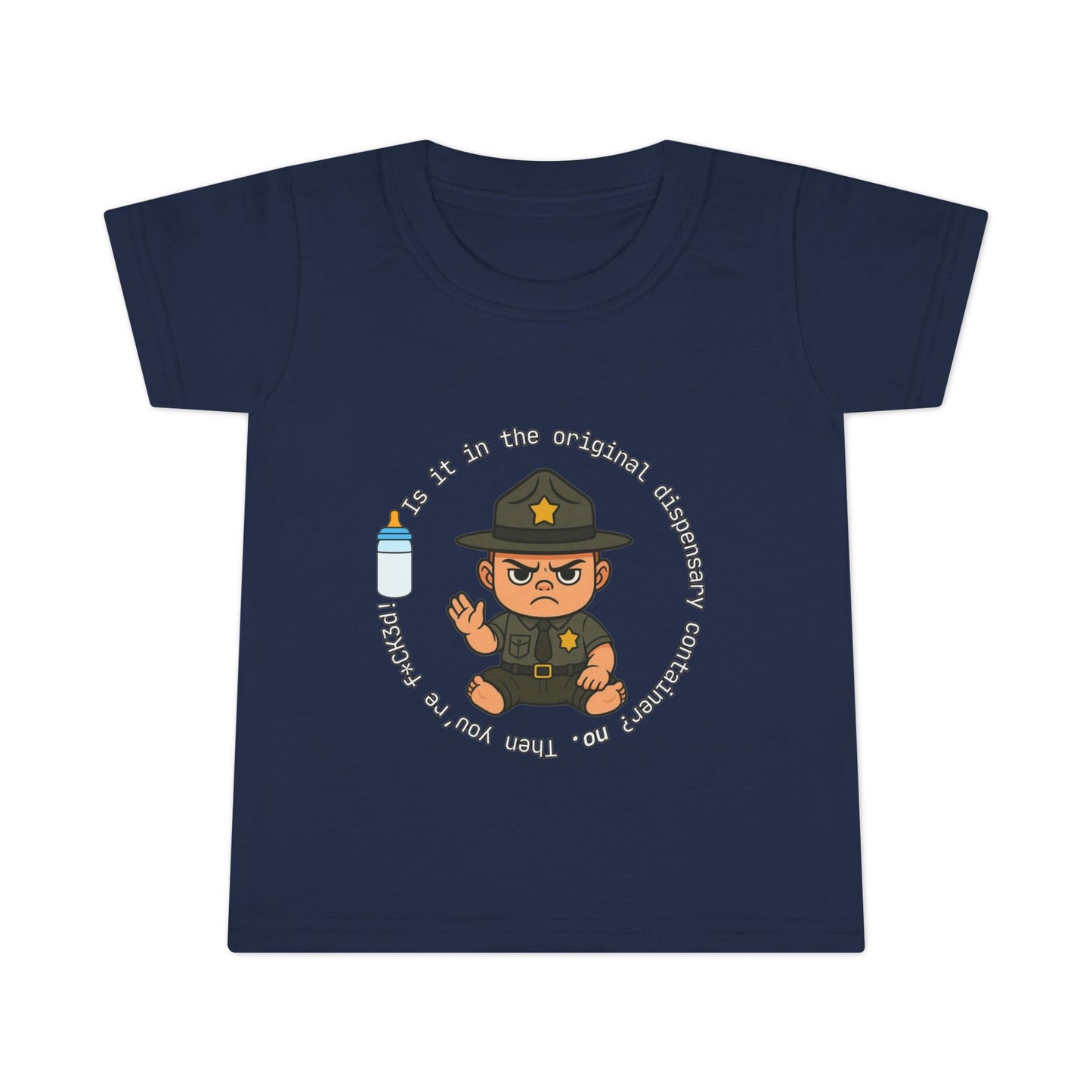 CT Trooper design - Funny Toddler T-shirt, Law Enforcement Humor