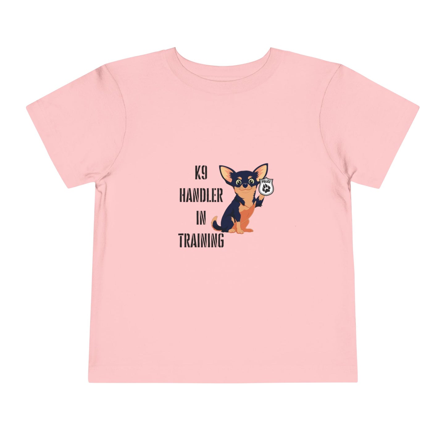 K9 Handler  in Training Toddler Tee - Cute Dog Shirt, Pet Training Gift, Kids Animal Lover Top, Birthday Present for Boys and Girls