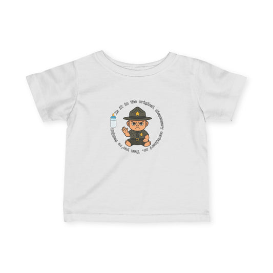 CT Trooper Design Infant Fine Jersey Tee, Adorable Baby T-Shirt, Toddler Apparel