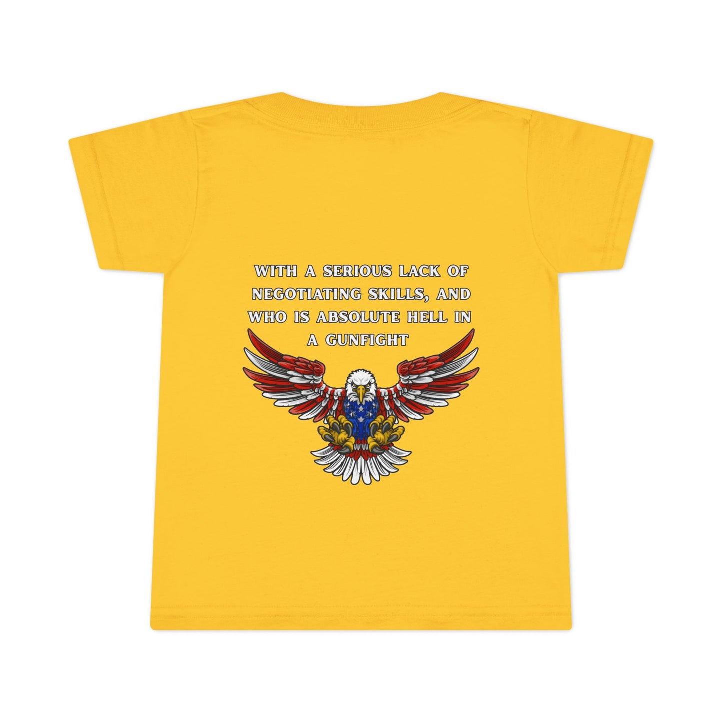 ' I Am Protected by a U.S. Soldier' Toddler T-Shirt - Patriotic Tee for Kids