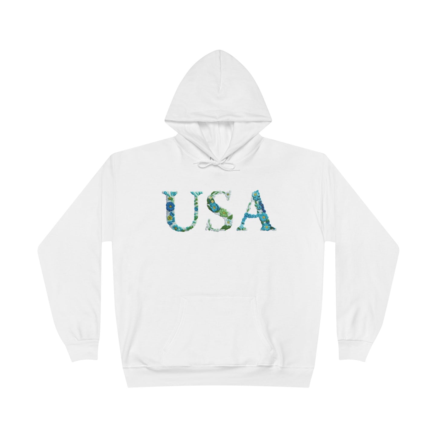 "USA" Eco-Friendly Pullover Hoodie