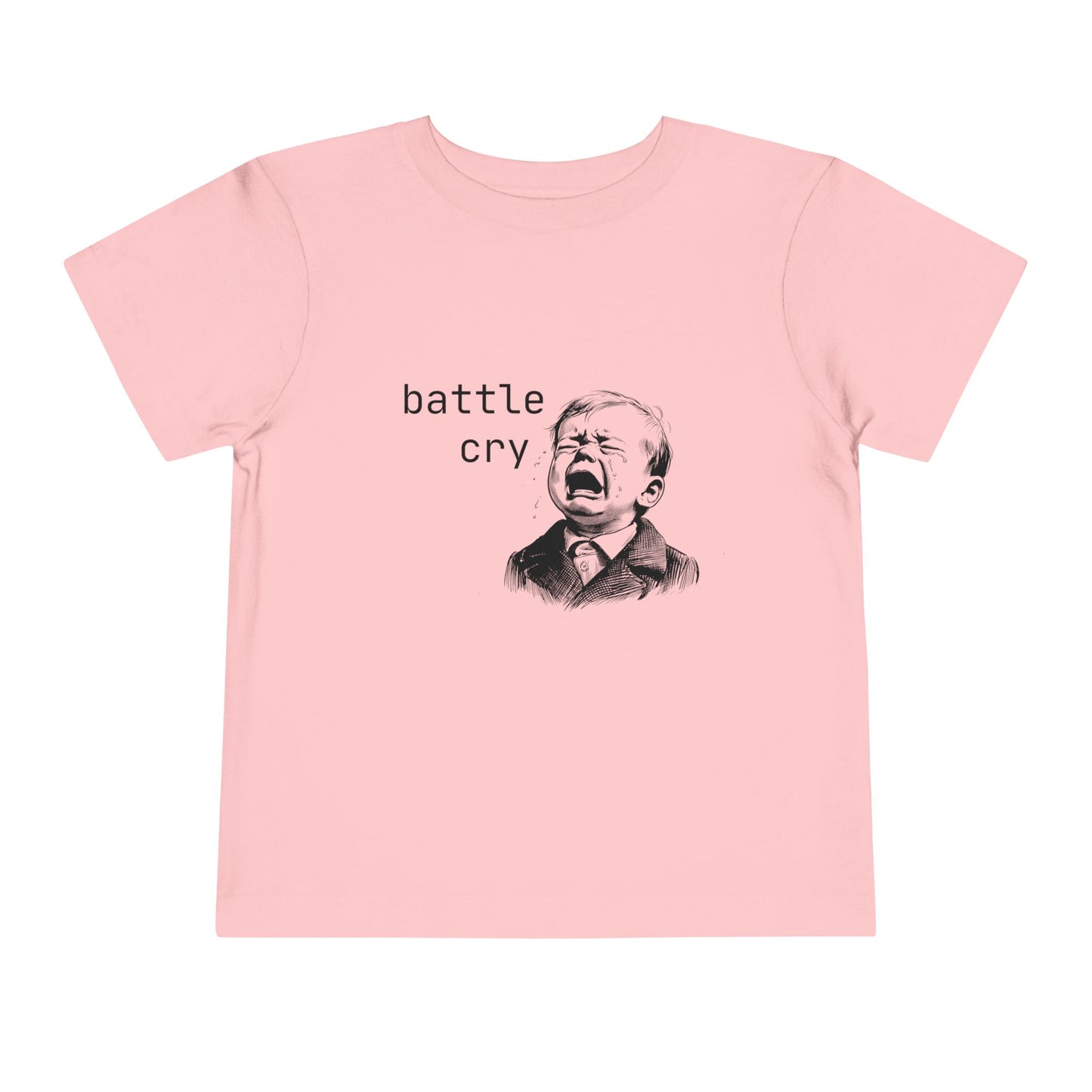 'Battle Cry' Toddler Tee, Funny Shirt, Humor Kids T-Shirt, Birthday Gift for Boys, Unique Baby Clothing, Everyday Playwear