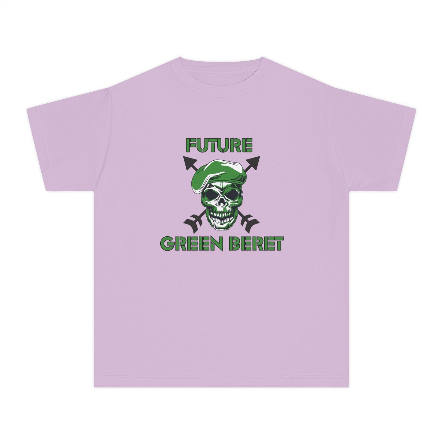 Future Green Beret Youth Midweight Tee - Army Kid Shirt, Military Theme T-Shirt, Kids Graphic Tee, Gift for Young Soldiers