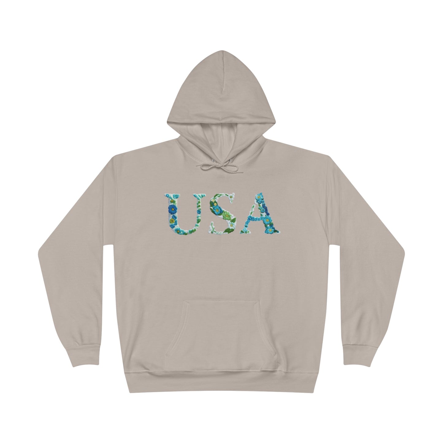 "USA" Eco-Friendly Pullover Hoodie