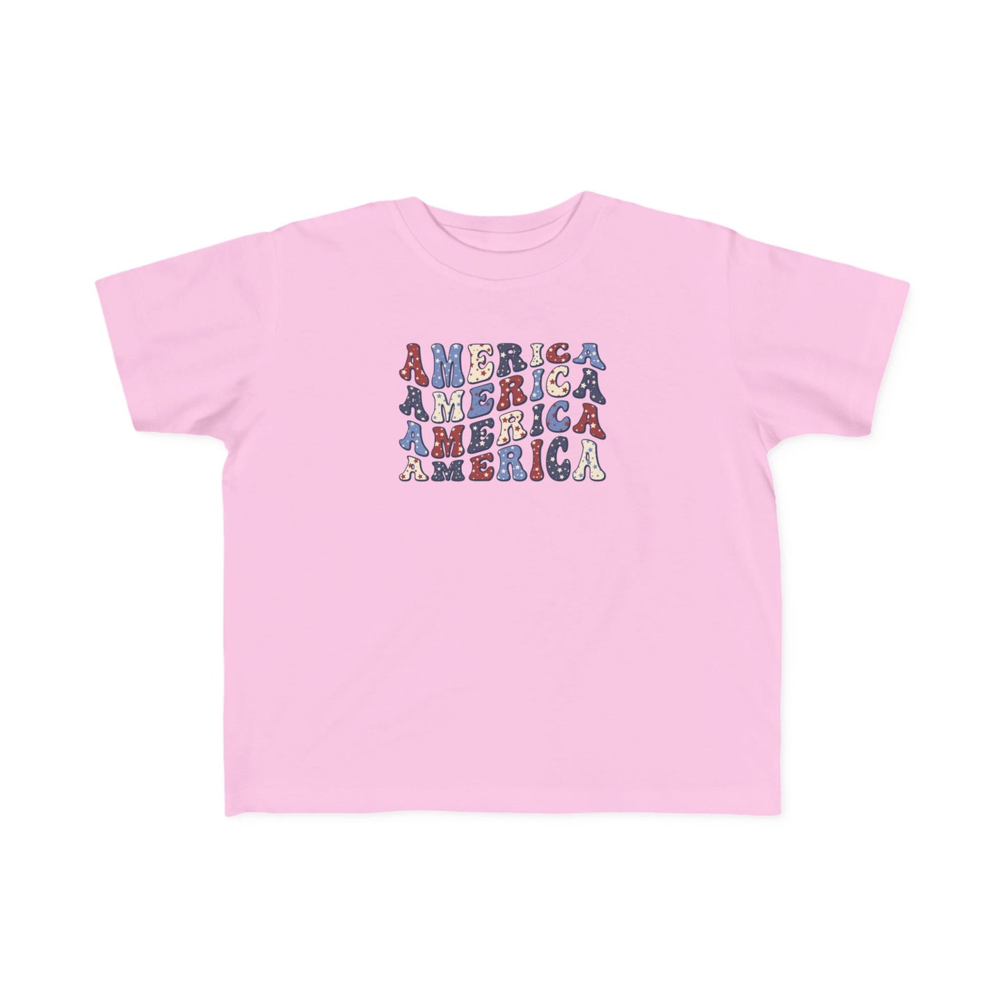 'America' Toddler Tee, Independence Day Shirt, Kids USA T-Shirt, Patriotic Baby Clothes, 4th of July Outfit, Toddler Gift