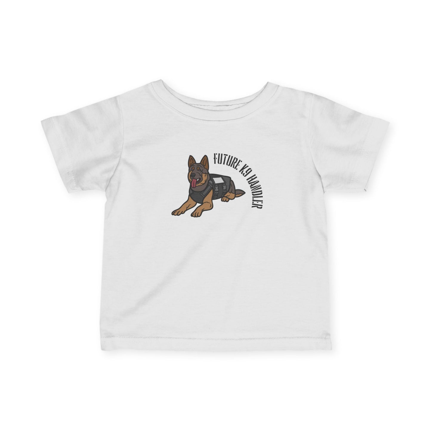 Future K9 Handler Infant Tee, Funny Dog Shirt, Baby Dog Lover Gift, Cute Toddler T-Shirt, Pet Enthusiast Apparel