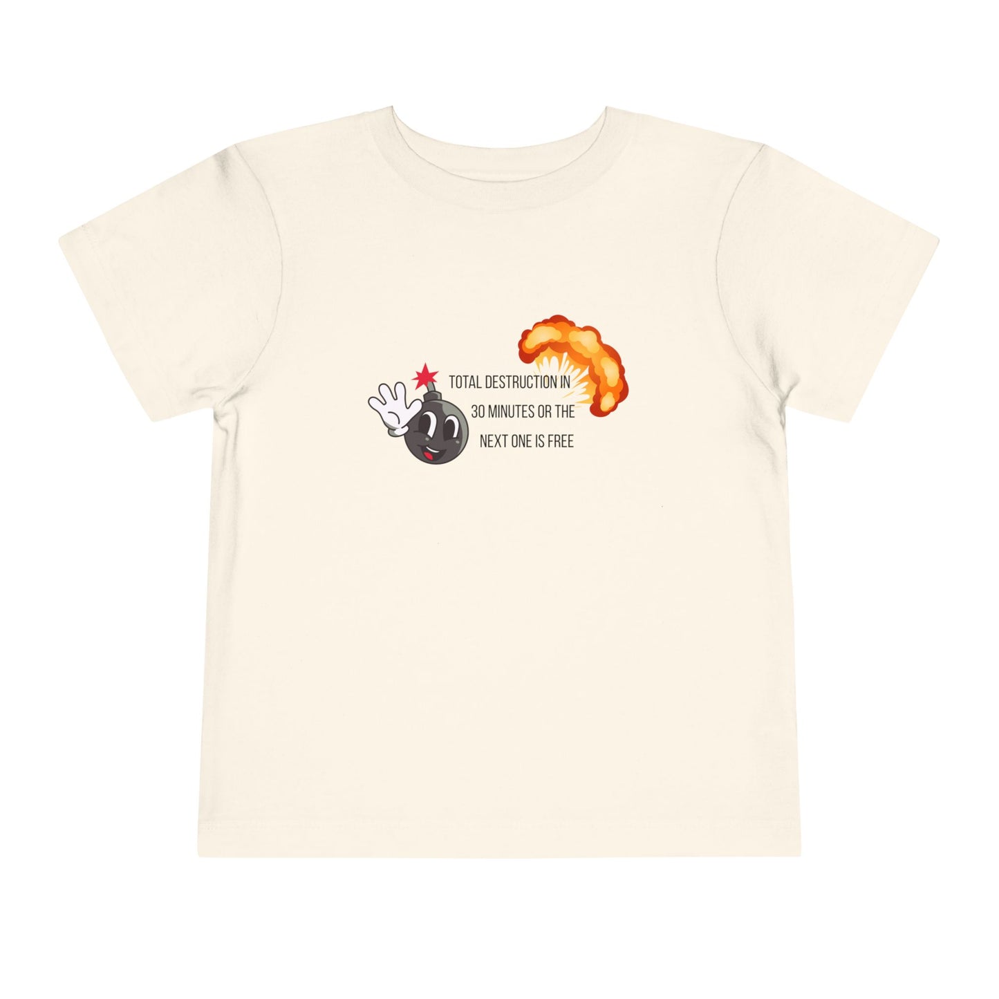 Toddler Short Sleeve Tee with Fun Explosive Design, Kids Gift, Birthday Shirt, Cute Casual Wear, Playtime Tee, Nursery Art