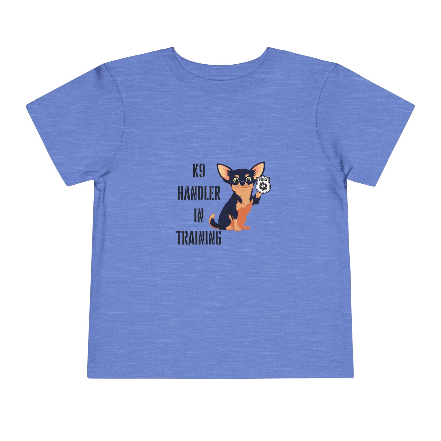 K9 Handler  in Training Toddler Tee - Cute Dog Shirt, Pet Training Gift, Kids Animal Lover Top, Birthday Present for Boys and Girls