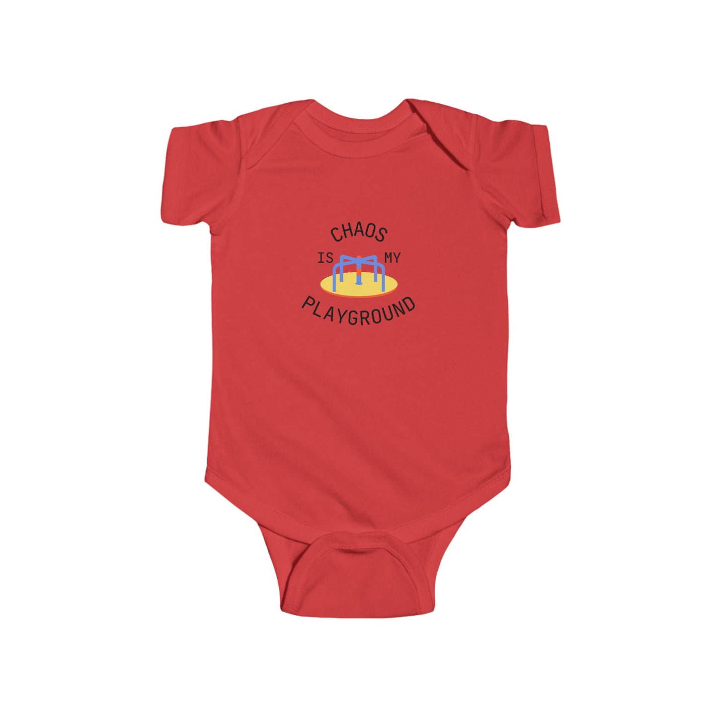 'Chaos is My Playground' Infant Bodysuit - Cute Baby Gift, Baby Shower, Toddler Outfit, Everyday Wear