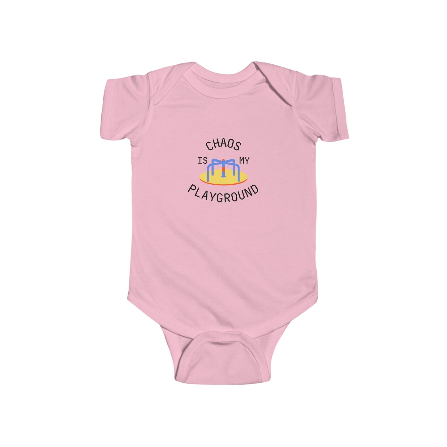 'Chaos is My Playground' Infant Bodysuit - Cute Baby Gift, Baby Shower, Toddler Outfit, Everyday Wear