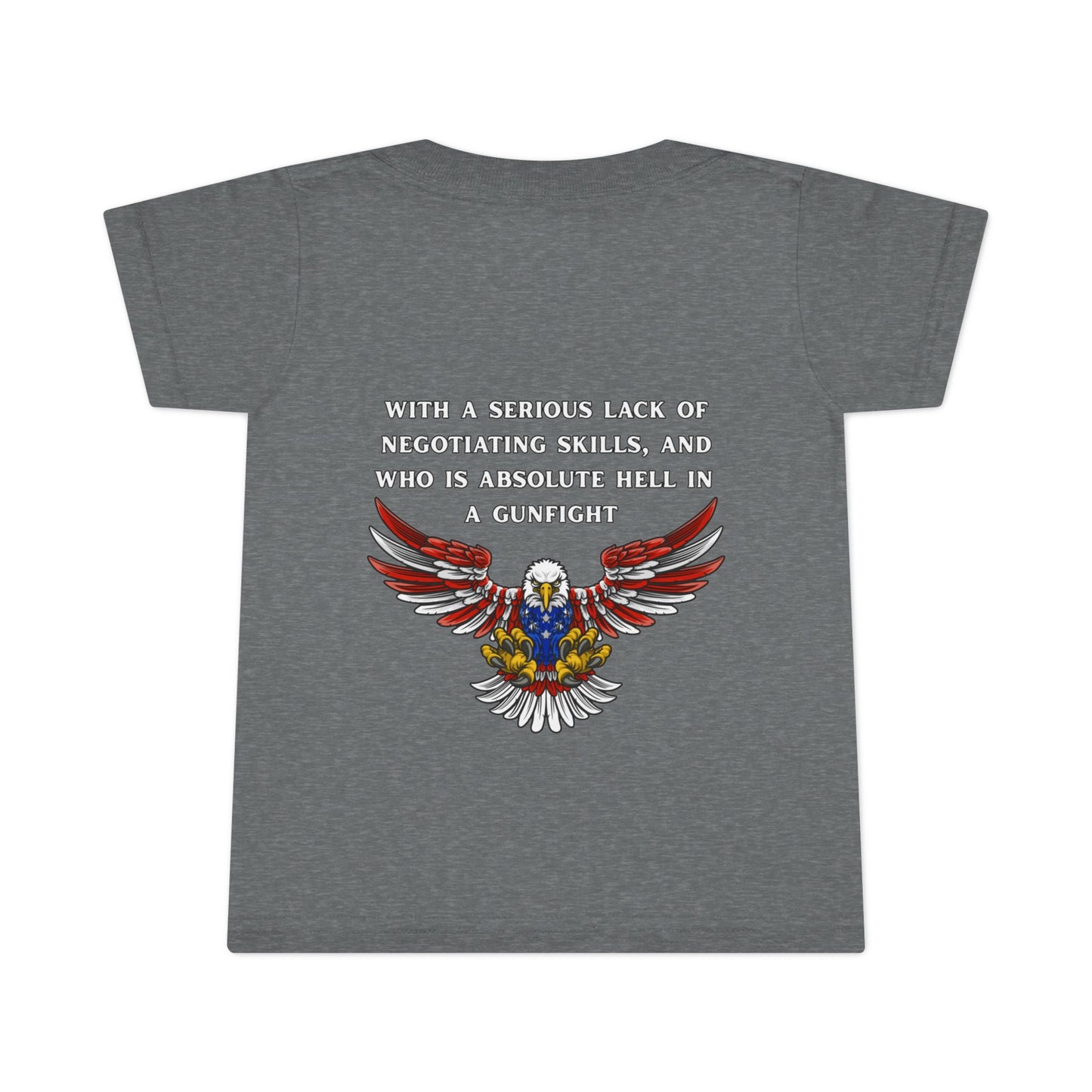 ' I Am Protected by a U.S. Soldier' Toddler T-Shirt - Patriotic Tee for Kids
