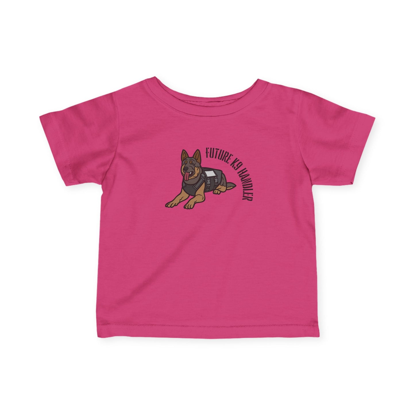 Future K9 Handler Infant Tee, Funny Dog Shirt, Baby Dog Lover Gift, Cute Toddler T-Shirt, Pet Enthusiast Apparel