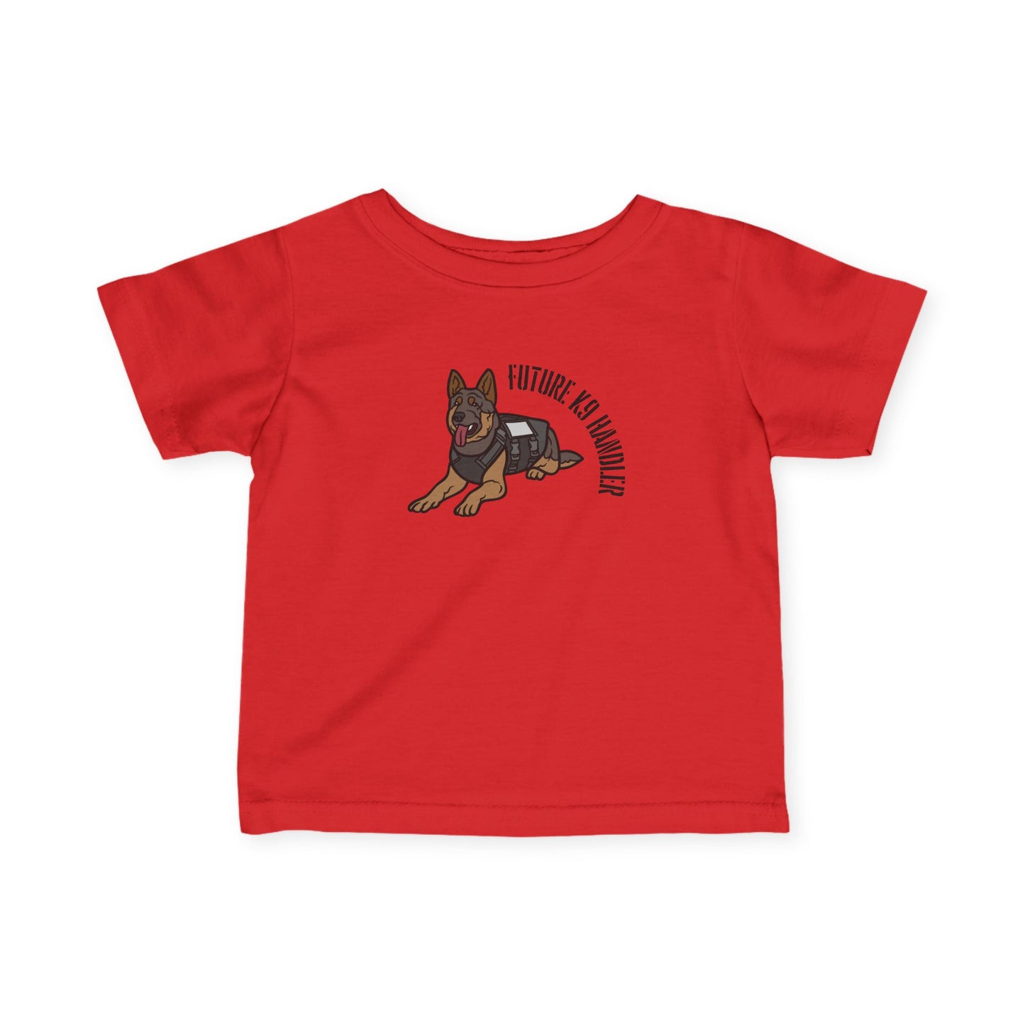 Future K9 Handler Infant Tee, Funny Dog Shirt, Baby Dog Lover Gift, Cute Toddler T-Shirt, Pet Enthusiast Apparel