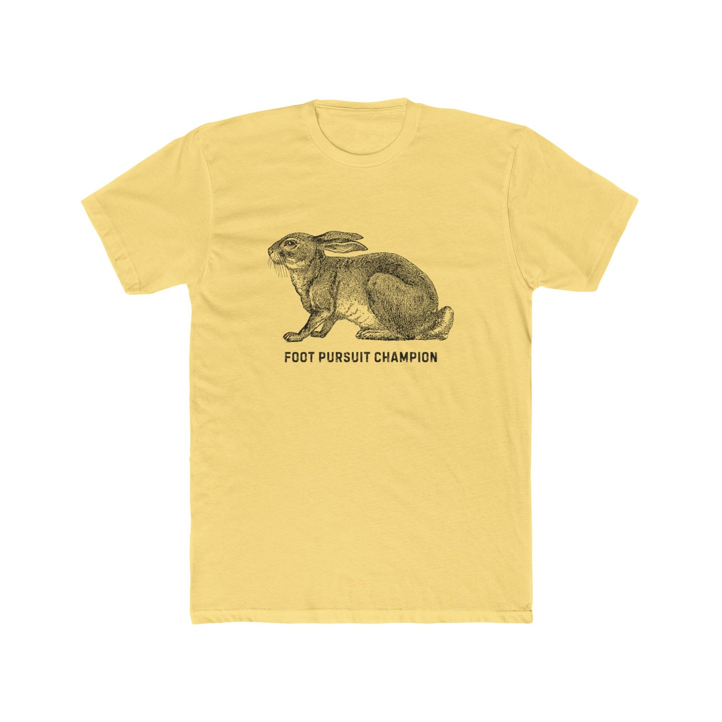 Unisex Cotton Crew Tee -Foot Pursuit Champion Design