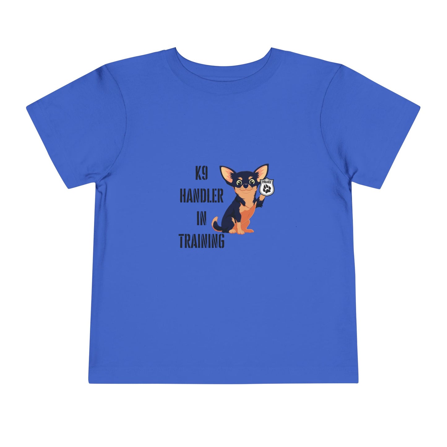 K9 Handler  in Training Toddler Tee - Cute Dog Shirt, Pet Training Gift, Kids Animal Lover Top, Birthday Present for Boys and Girls