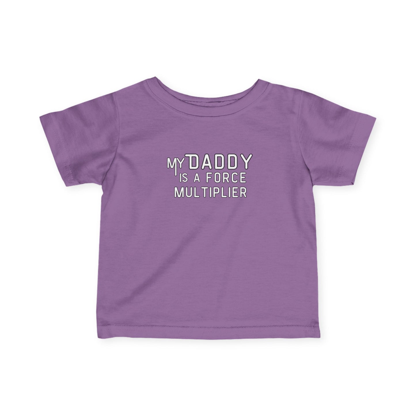 My Daddy is a Force Multiplier Infant Tee, Cute Baby Shirt, Father's Day Gift, New Dad Outfit, Baby Boy Clothes