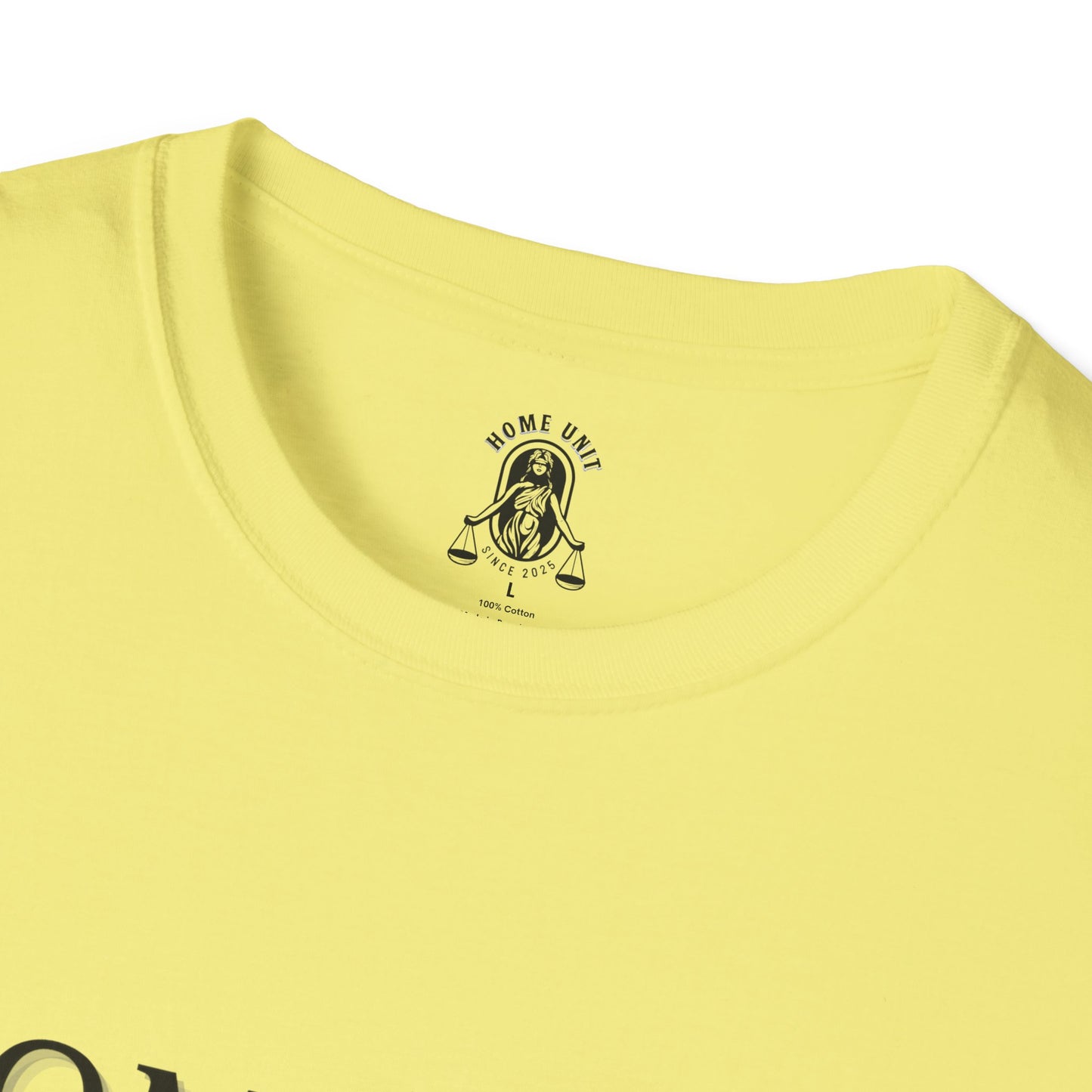 'Let this be it' Home Unit Sign Unisex Softstyle T-Shirt | Positive Vibes Tee, Motivational Shirt