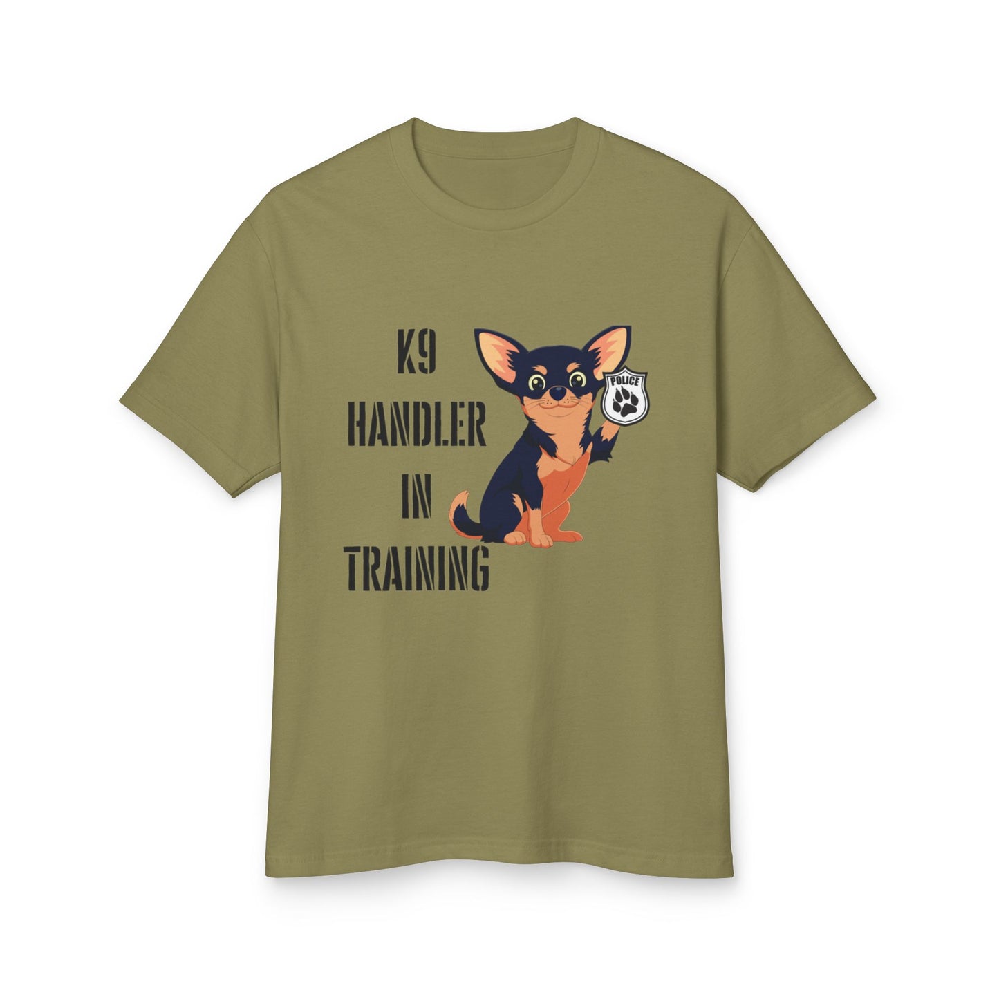 K9 Handler in Training Tee, Unisex Dog Lover Shirt, Gift for Dog Trainers, Pet Owner Apparel, Canine Enthusiast Clothing