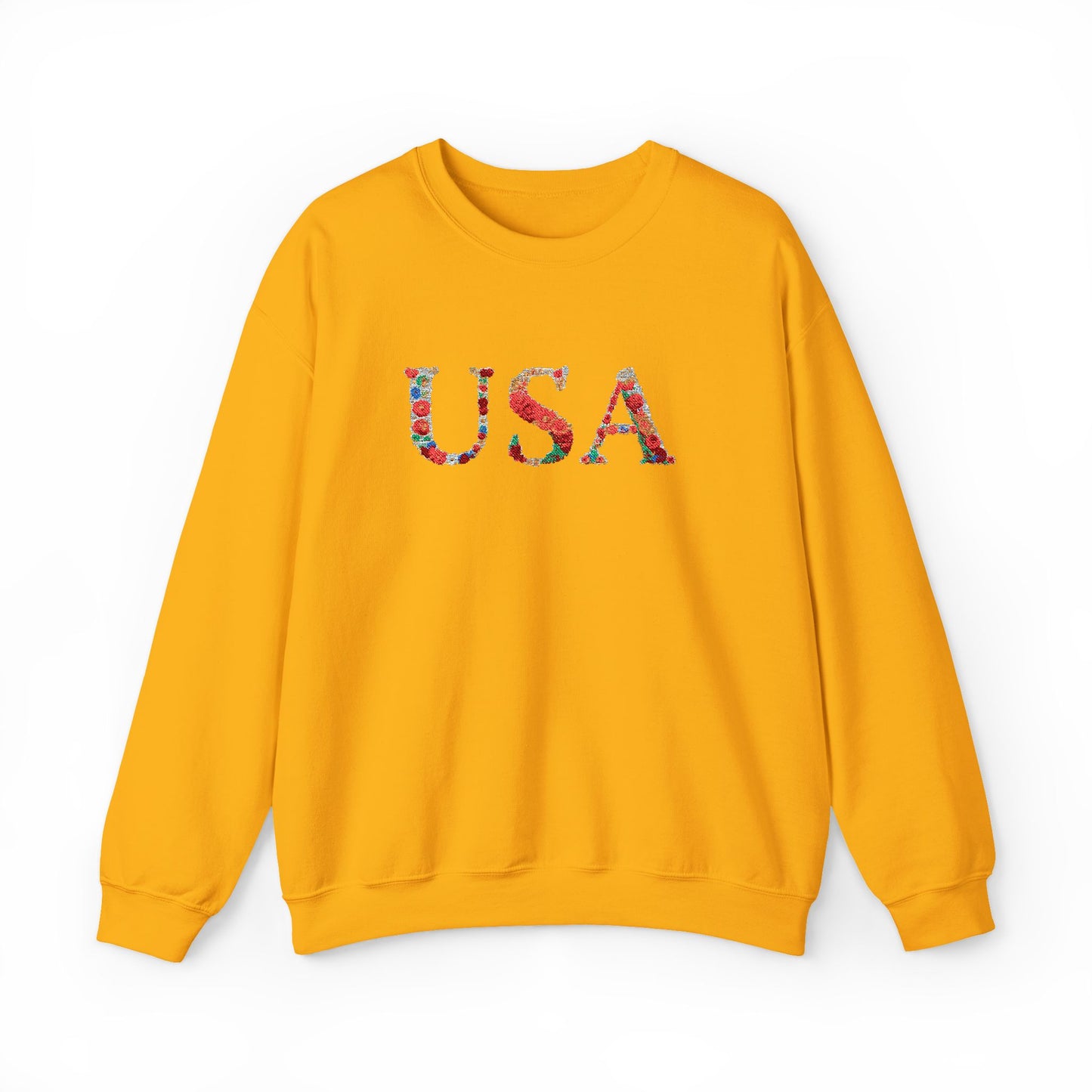 USA Floral Print Unisex Crewneck Sweatshirt, Cozy Gift for Holidays, Casual Wear, Perfect for Patriotic Celebrations, Comfortable [...]