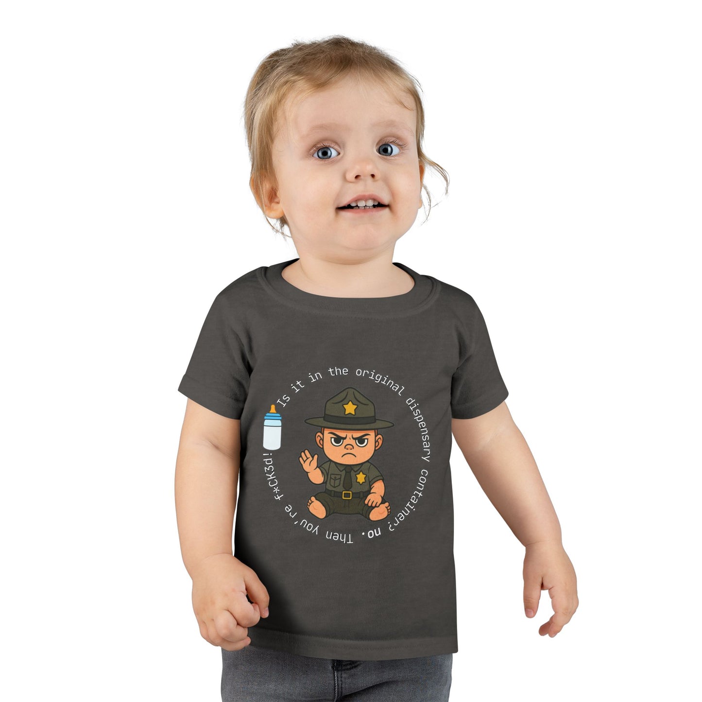 CT Trooper design - Funny Toddler T-shirt, Law Enforcement Humor