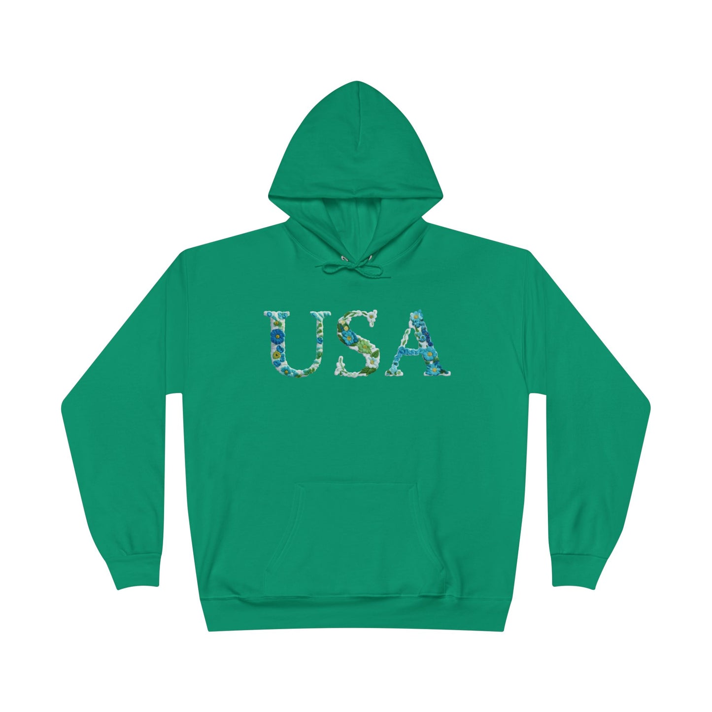 "USA" Eco-Friendly Pullover Hoodie