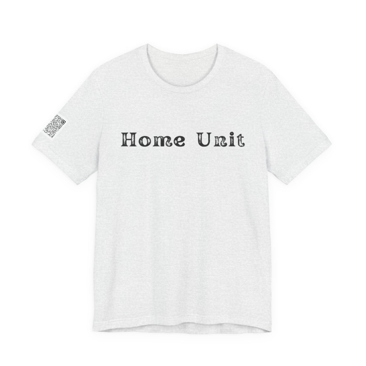 'Live for What You'd Die For' Inspiring Unisex Jersey Short Sleeve Tee, Motivational Shirt, Casual Wear with Home Unit QR code sleeve