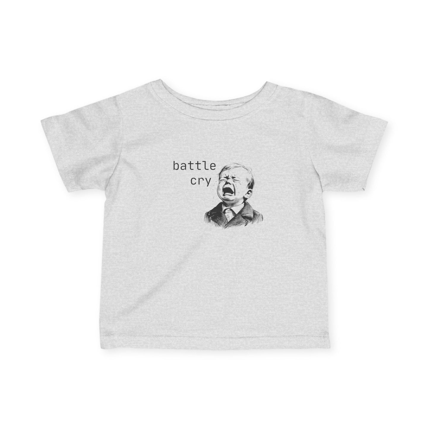 Battle Cry Infant Tee, Cute Baby Shirt, Funny Toddler Top, Unique Gift for Kids, Baby Shower Present, Baby Clothes