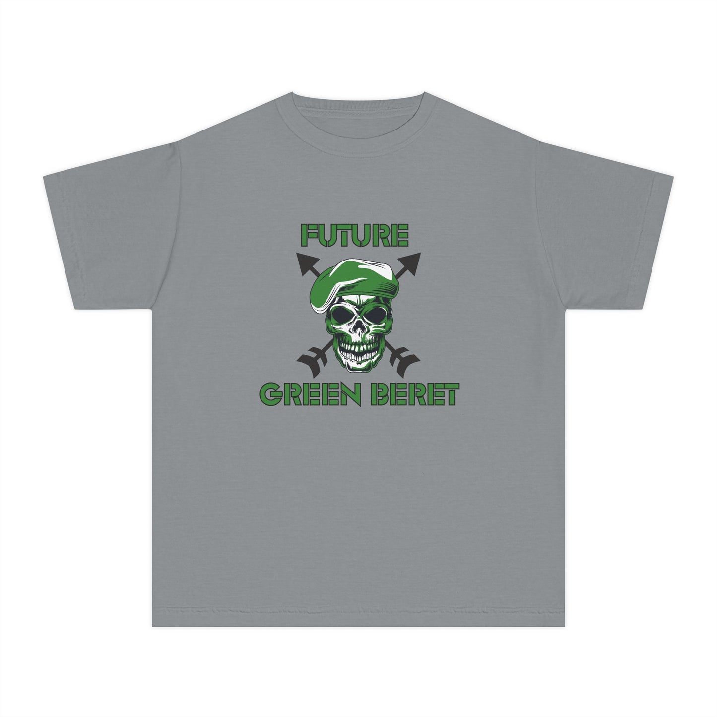 Future Green Beret Youth Midweight Tee - Army Kid Shirt, Military Theme T-Shirt, Kids Graphic Tee, Gift for Young Soldiers