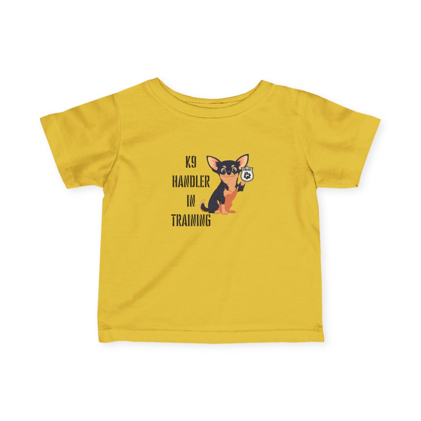 K9 Handler Infant Tee - Adorable Pet Training Shirt for Toddlers, Cute Dog Lover Gift, Baby Shower Gift, Animal Training Tee