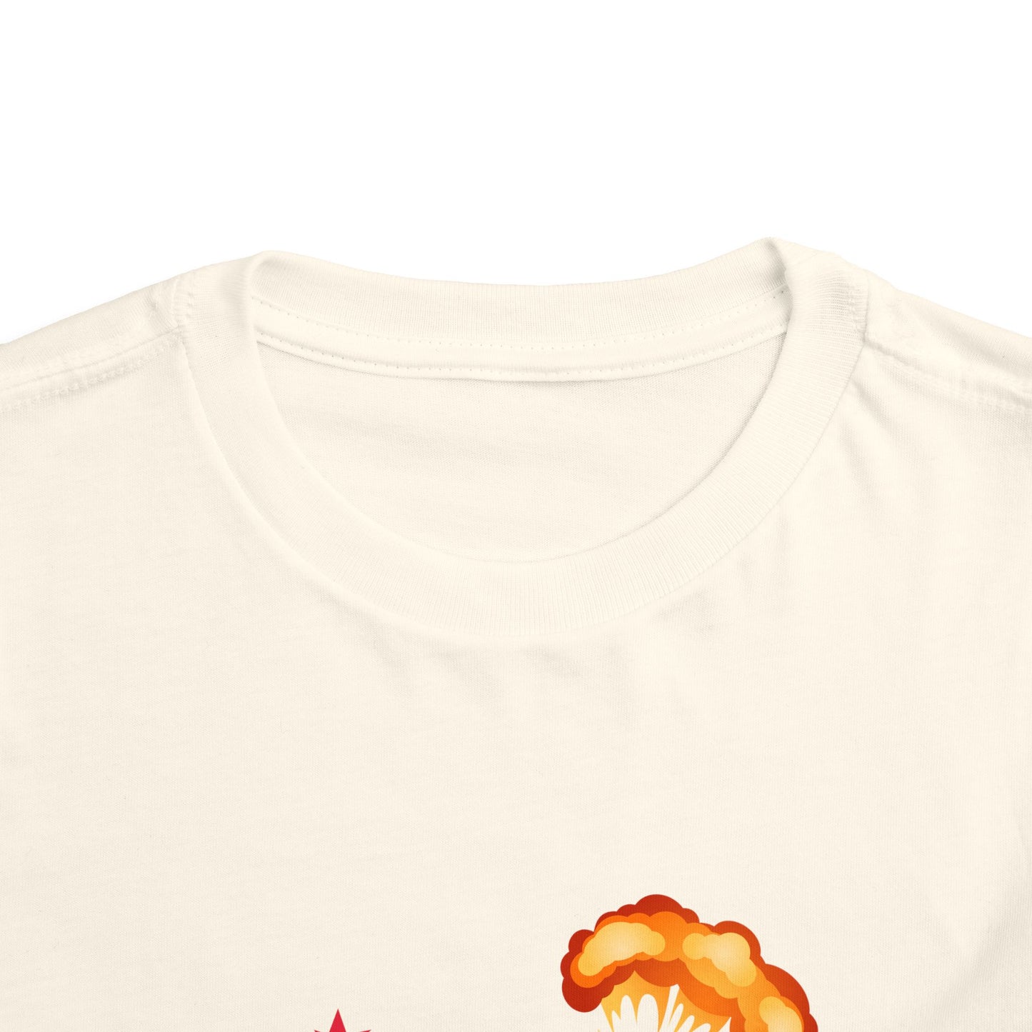 Toddler Short Sleeve Tee with Fun Explosive Design, Kids Gift, Birthday Shirt, Cute Casual Wear, Playtime Tee, Nursery Art