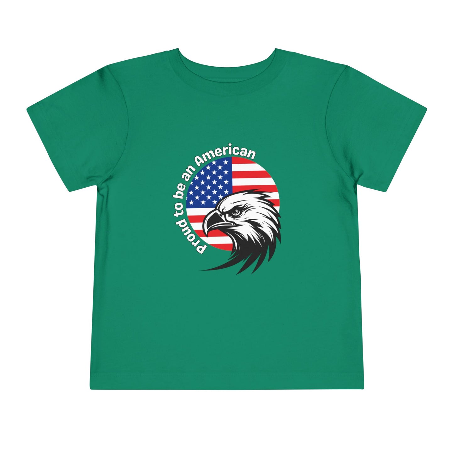 'Proud to be an American' Toddler Tee with Eagle Design