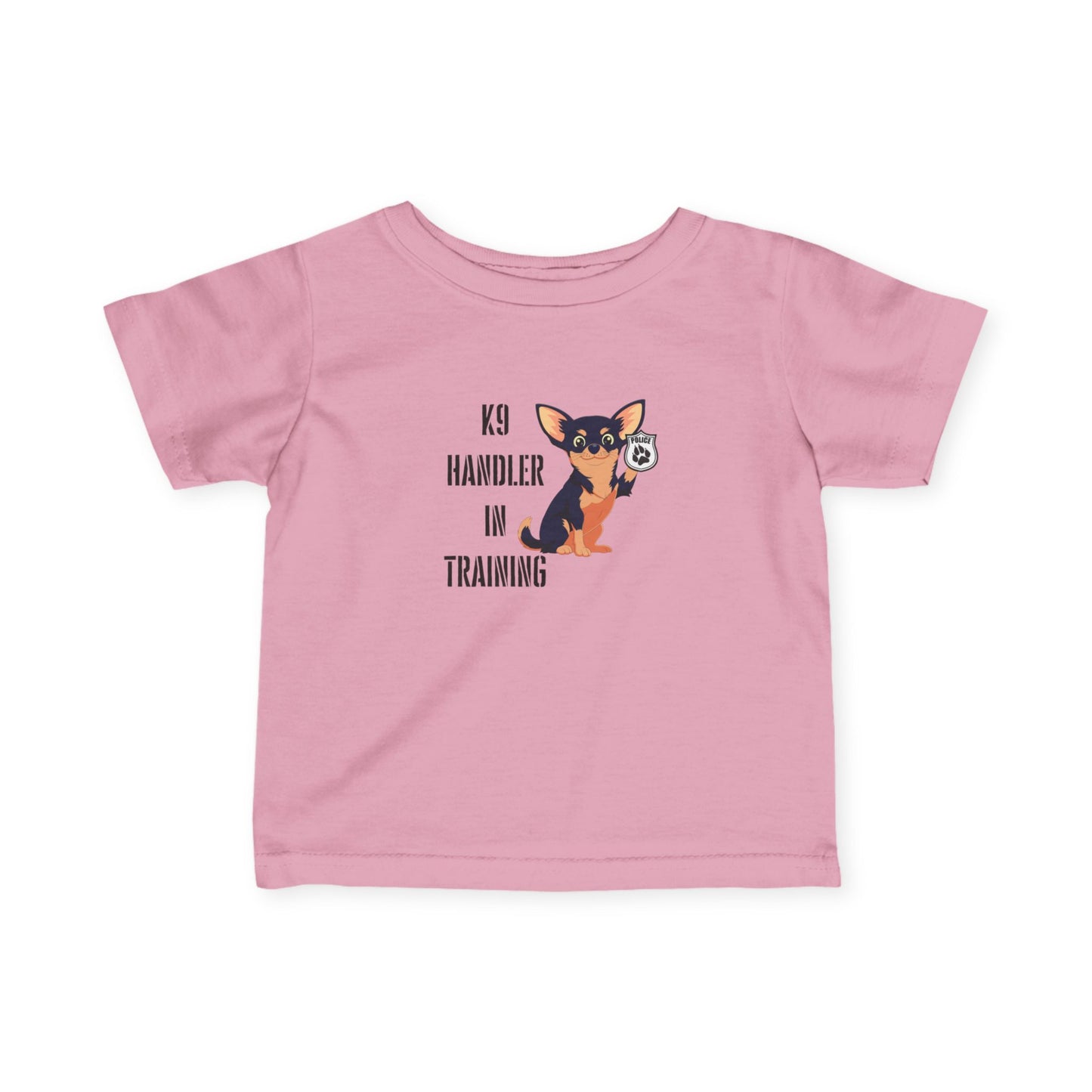 K9 Handler Infant Tee - Adorable Pet Training Shirt for Toddlers, Cute Dog Lover Gift, Baby Shower Gift, Animal Training Tee