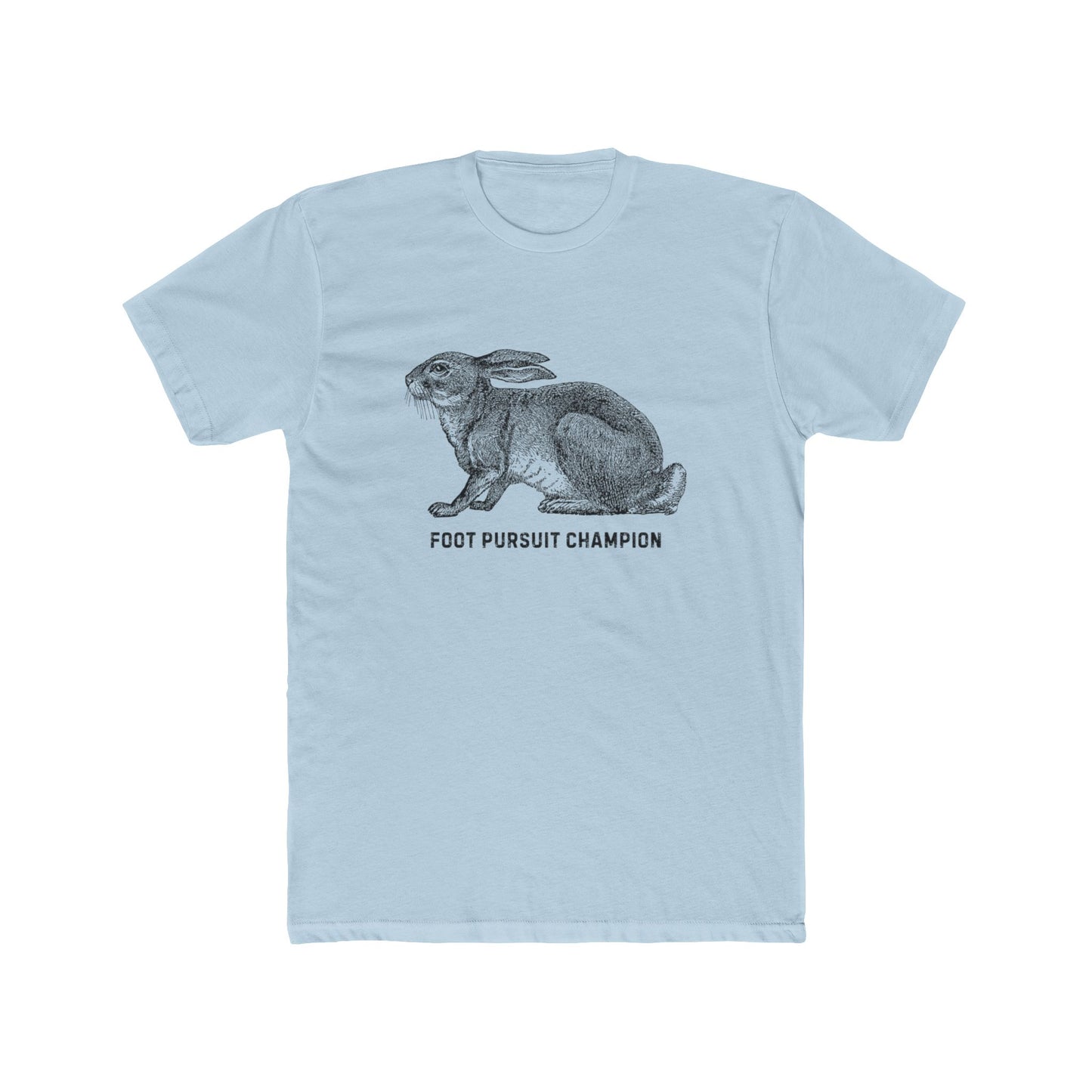Unisex Cotton Crew Tee -Foot Pursuit Champion Design