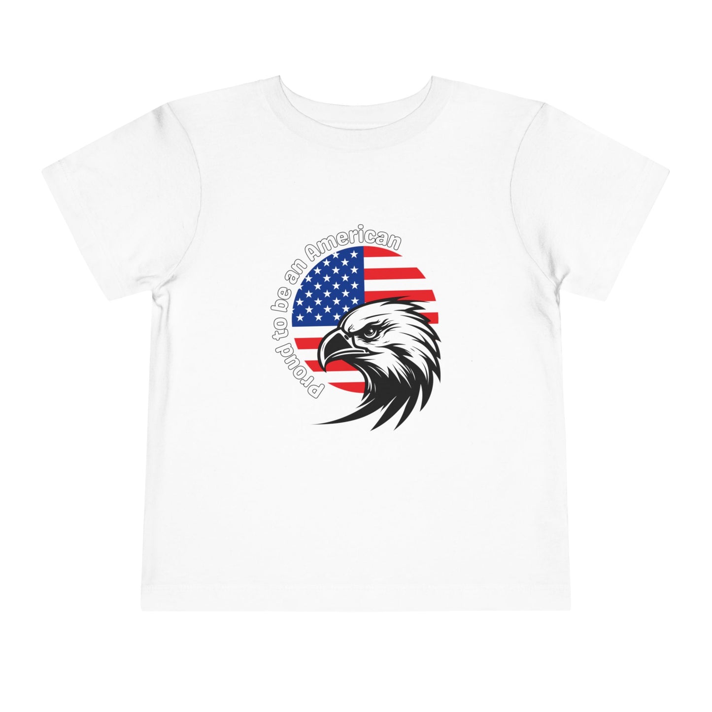 'Proud to be an American' Toddler Tee with Eagle Design