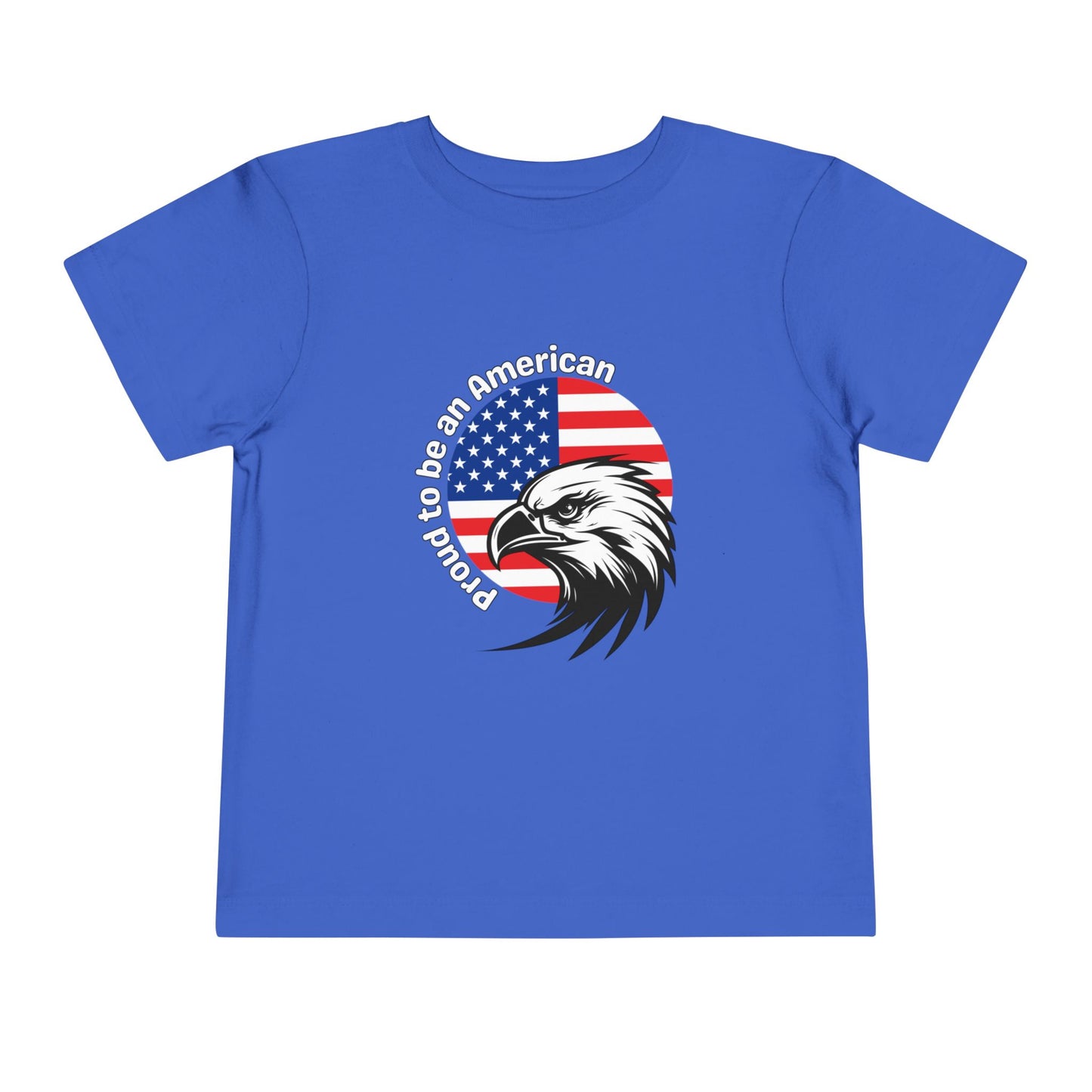 'Proud to be an American' Toddler Tee with Eagle Design