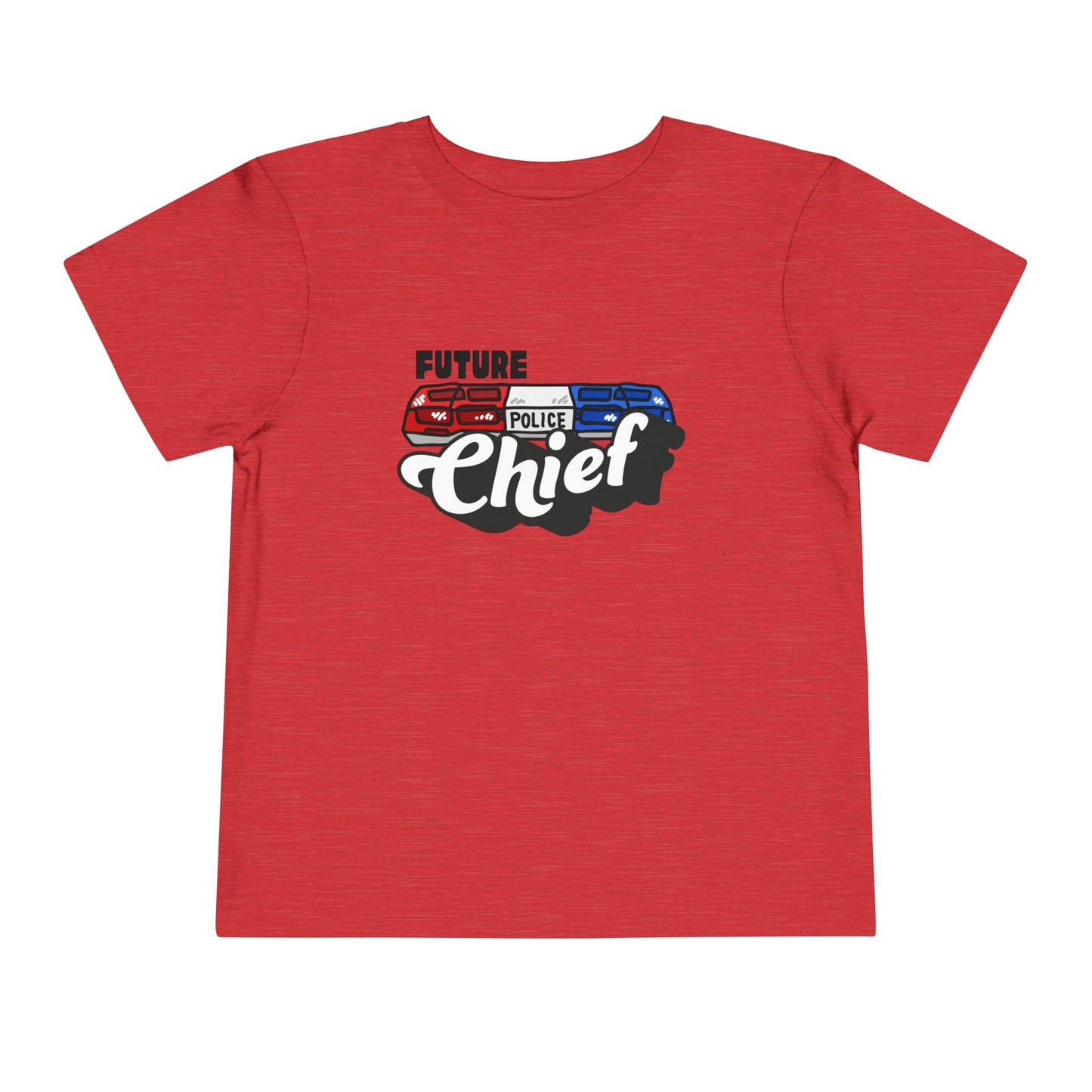 'Future Police Chief' Toddler Tee, Kids Law Enforcement Shirt, Cute Police Officer Outfit, Gift for Aspiring Chief, Toddler Police Tee