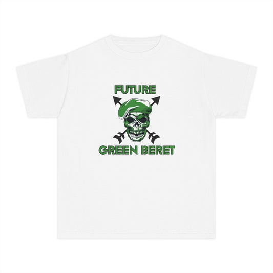 Future Green Beret Youth Midweight Tee - Army Kid Shirt, Military Theme T-Shirt, Kids Graphic Tee, Gift for Young Soldiers