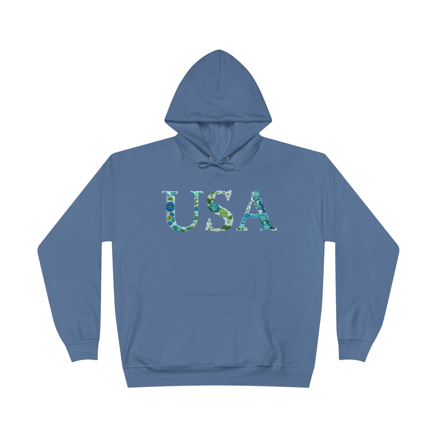 "USA" Eco-Friendly Pullover Hoodie