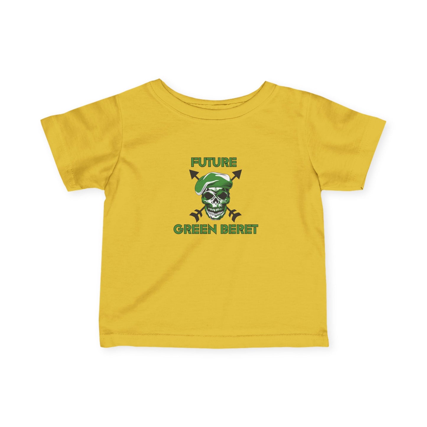 Future Green Beret Infant Tee, Baby Military Shirt, Toddler Army Tee, Gift for New Parents, Cute Baby Clothes