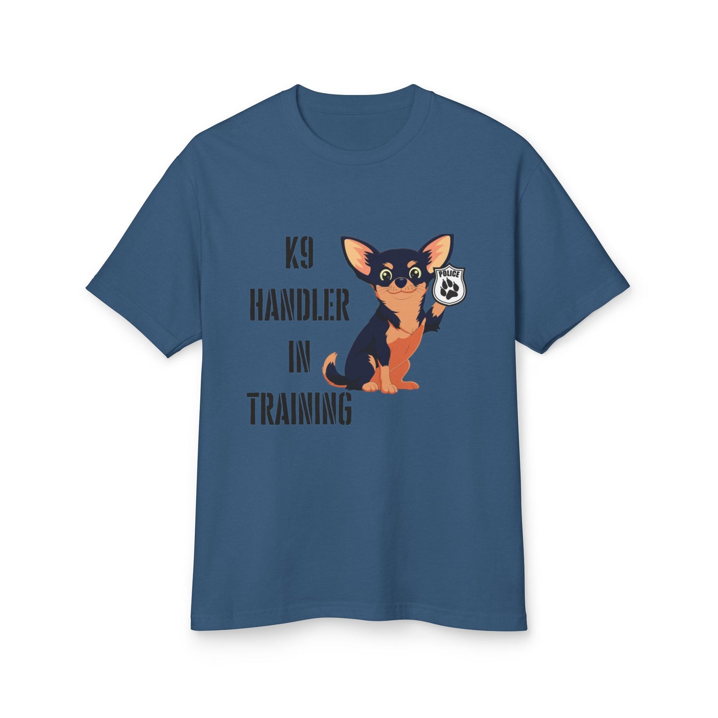 K9 Handler in Training Tee, Unisex Dog Lover Shirt, Gift for Dog Trainers, Pet Owner Apparel, Canine Enthusiast Clothing