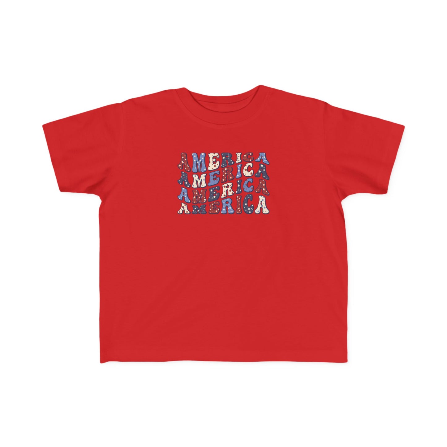 'America' Toddler Tee, Independence Day Shirt, Kids USA T-Shirt, Patriotic Baby Clothes, 4th of July Outfit, Toddler Gift