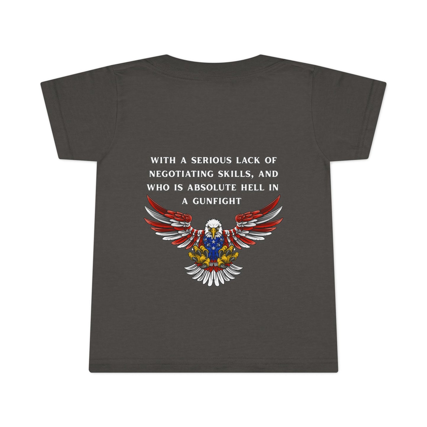 ' I Am Protected by a U.S. Soldier' Toddler T-Shirt - Patriotic Tee for Kids
