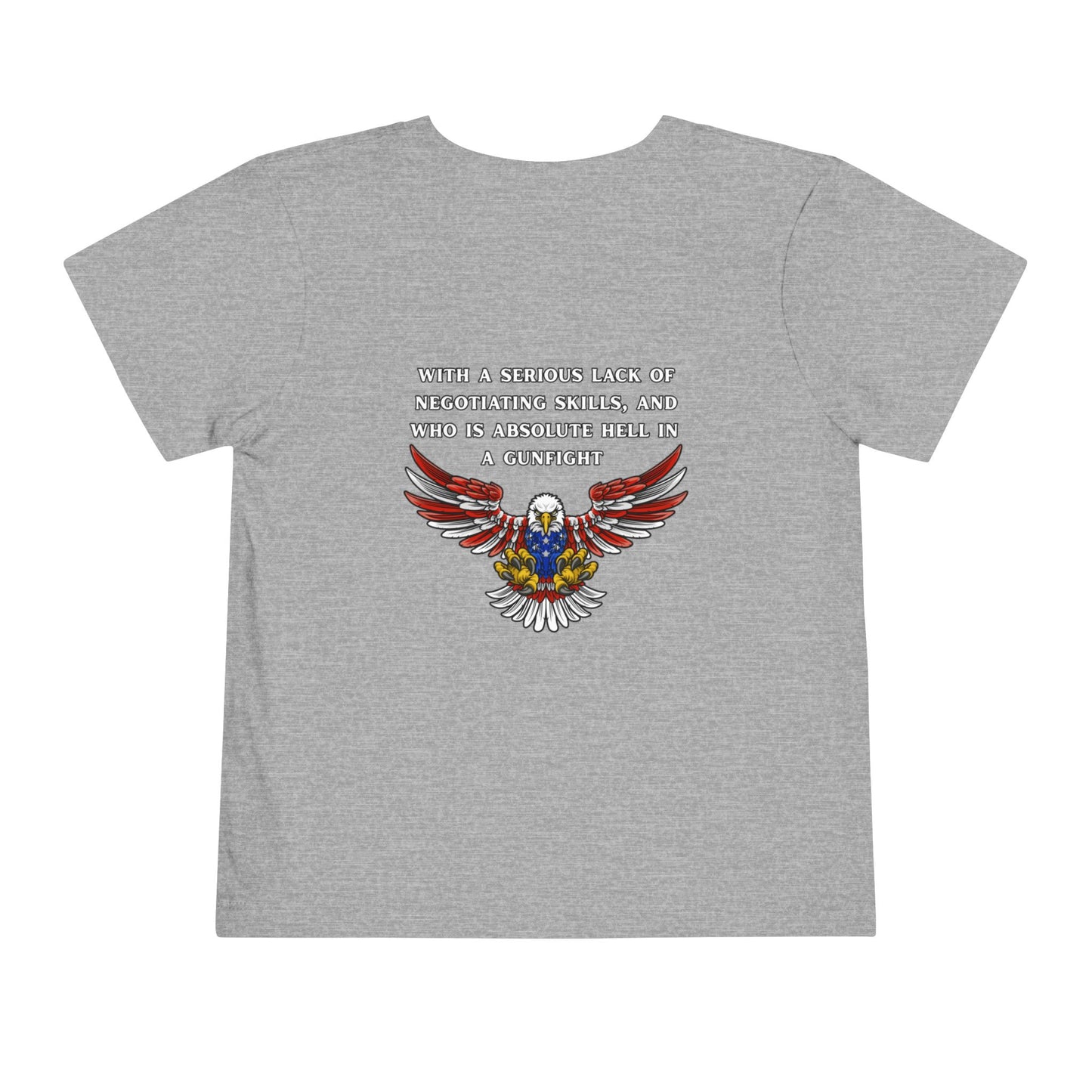 I Am Protected by a United States Soldier, Toddler Short Sleeve Tee - Military Pride, Cute Kid's Tee, Gift for Military Families, [...]